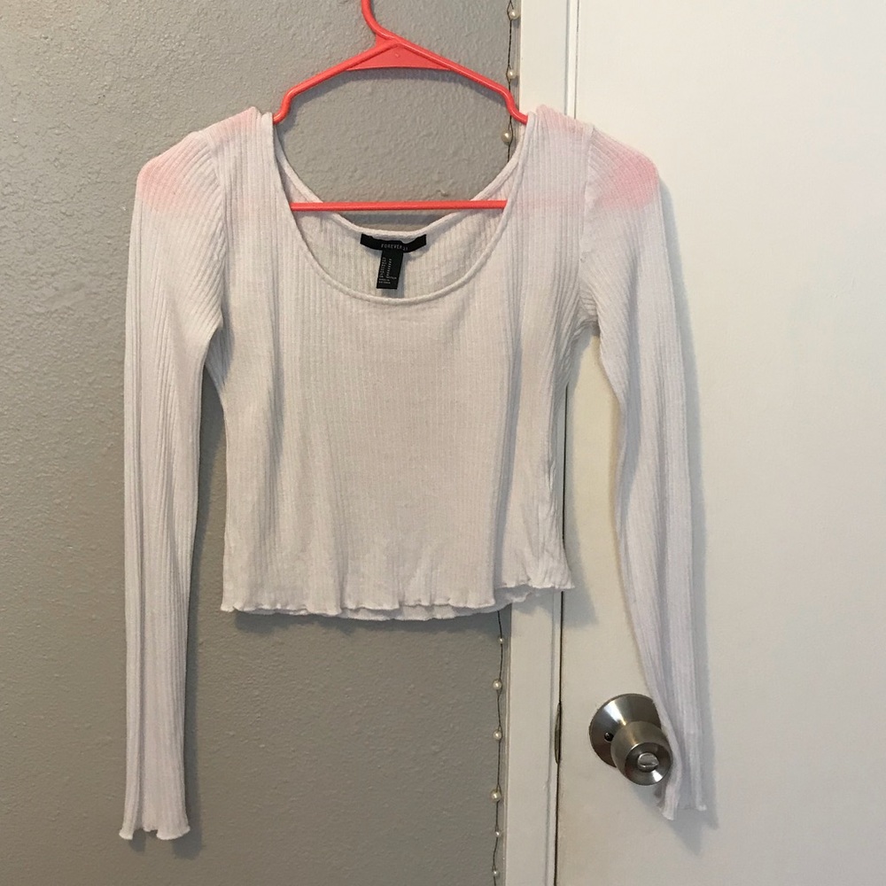 crop top long sleeve